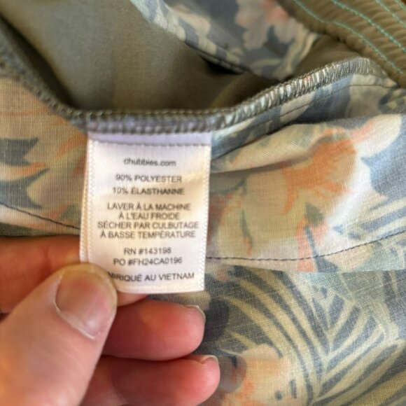 Chubbies Mens The Forests XL Everywear Pant Chino 30" Dual Drawcord - Picture 8 of 10